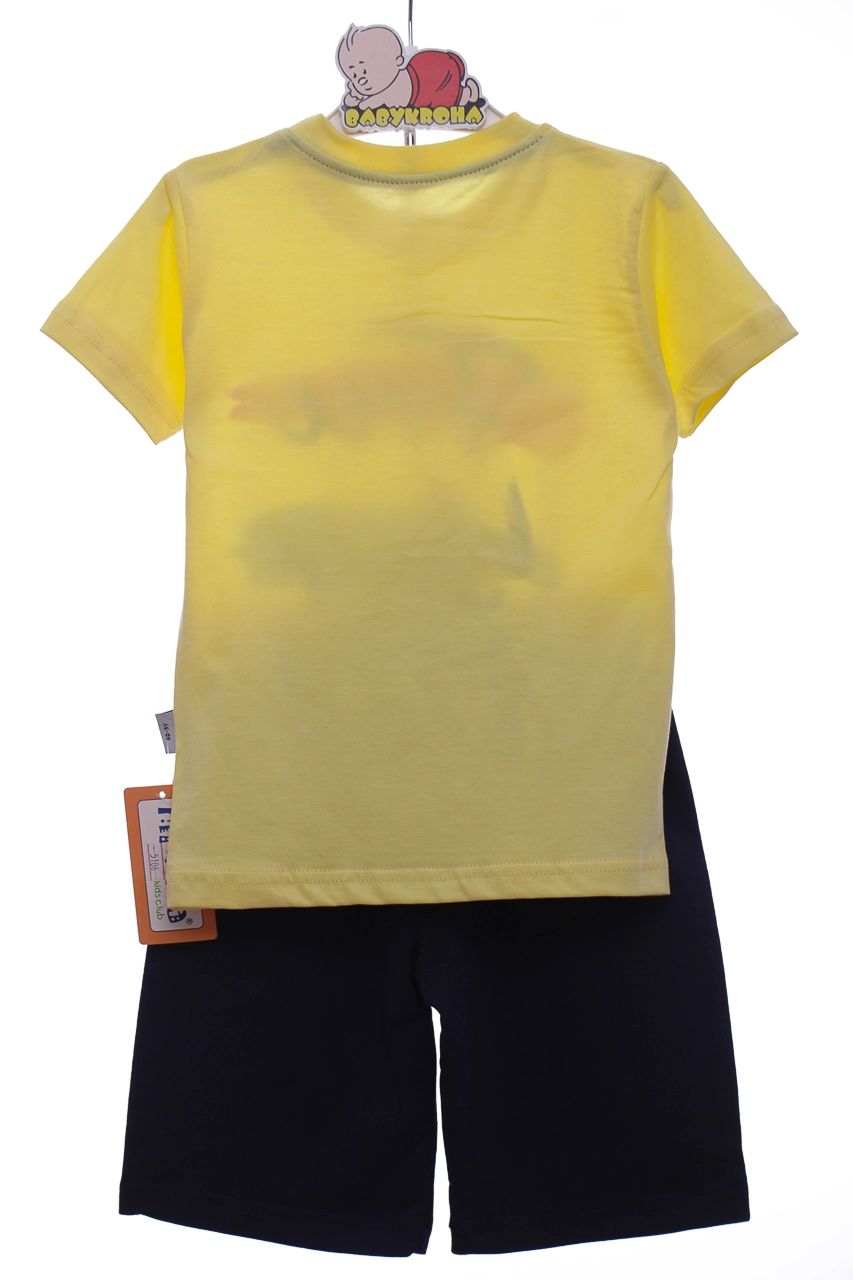 Mixima Kids Шорты с футболкой трикотажные Mixima "Лето" желтые, 104 - фото N6