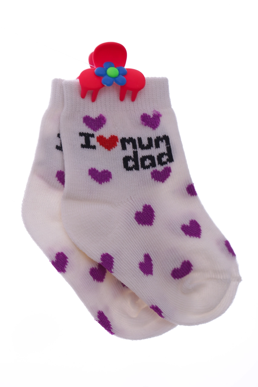MiniPapi Носки I love mum dad, 62 - фото N1