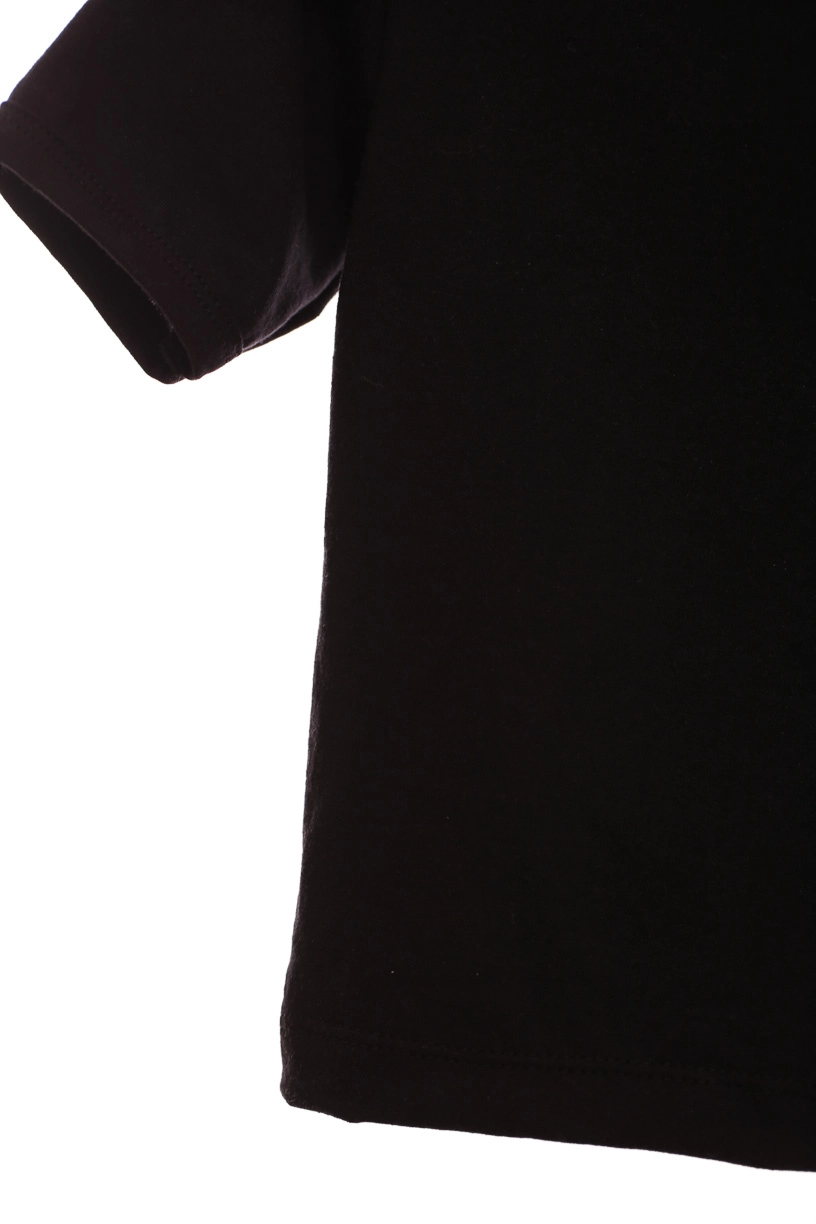 BABYKROHA Футболка однотонная кулир babykroha черная, 86 - фото N3