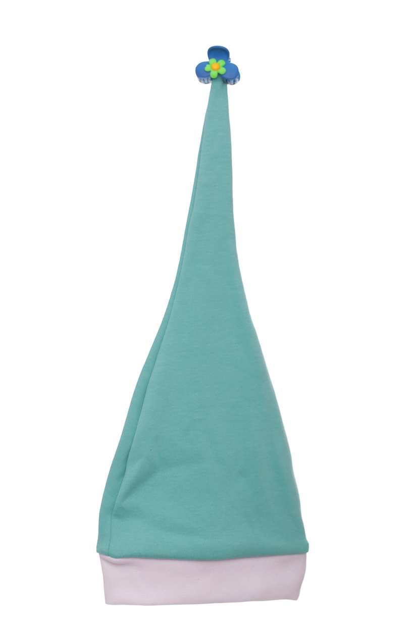 BABYKROHA Евро-пеленка с шапкой интерлок Babykroha цвет морской волны, 62 - фото N4