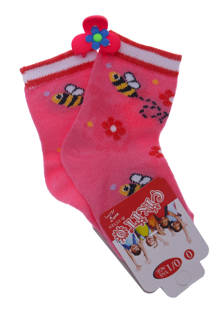 BABYKROHA Шкарпетки з бджілками, 68 - фото N1