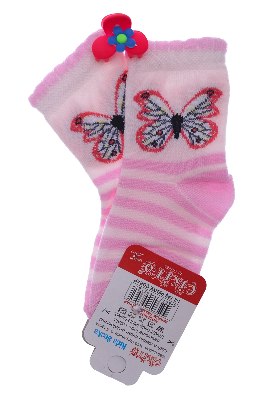BABYKROHA Шкарпетки з метеликом, 86 - фото N1