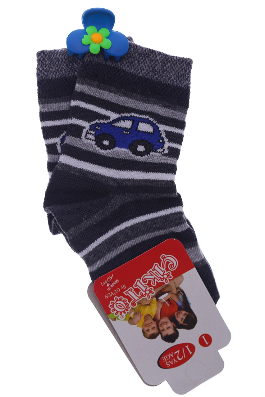 BABYKROHA Шкарпетки в смужку car, 86 - фото N1