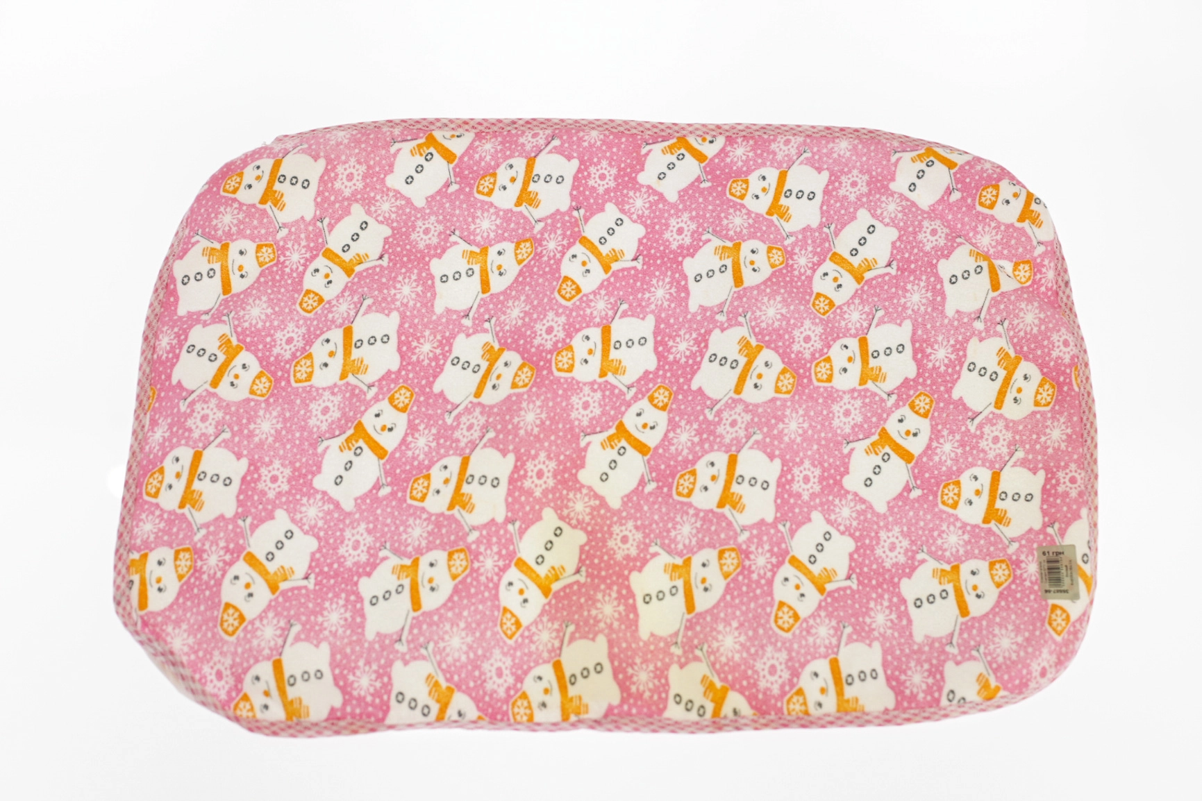 Murat Baby Клеенка-пеленка для девочки розовая Снеговик 50*70 см Murat Baby - фото N1