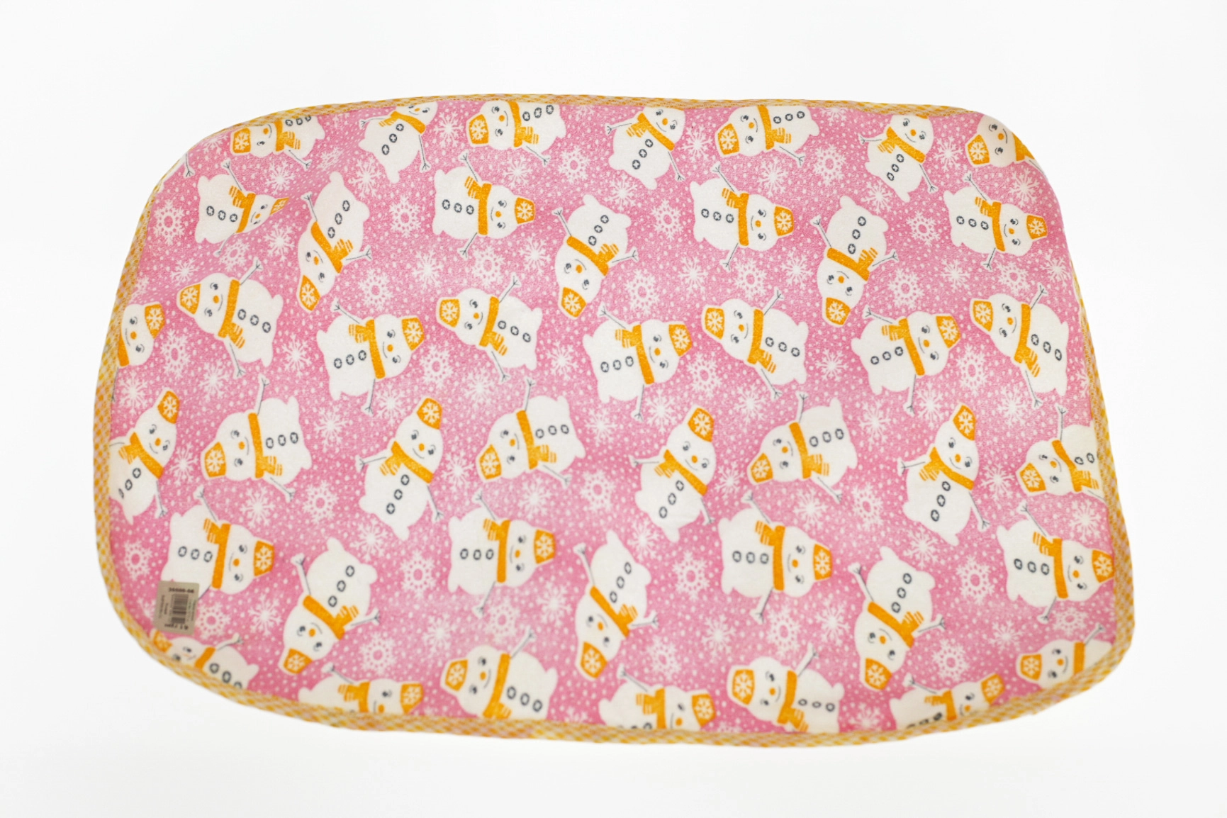 Murat Baby Клейонка-пелюшка для дівчинки рожева Сніговик 50*70 см Murat Baby - фото N1