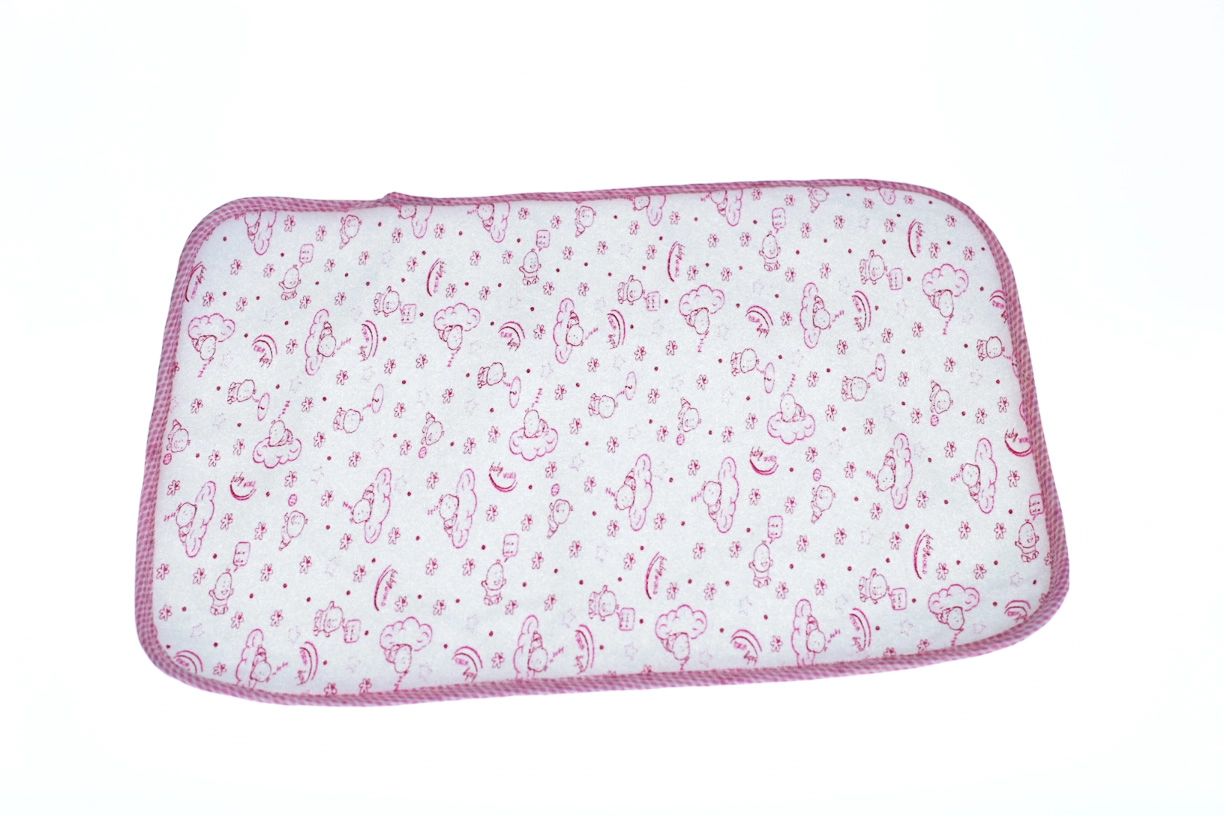 MiniPapi Пелюшка-клеєнка для дівчинки рожева Ваву 40*60 см MiniPapi - фото N1