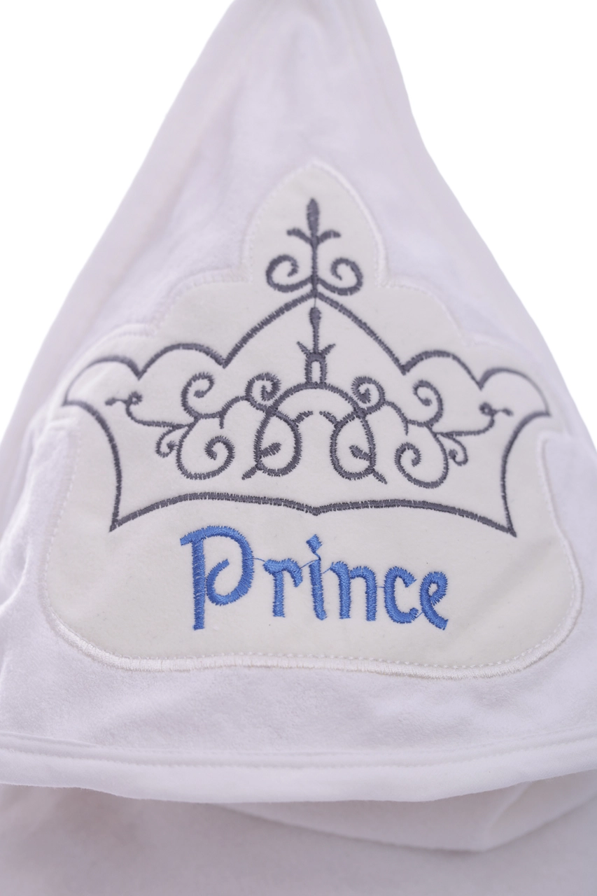 Puken Baby Полотенце махра с рукавичкой Принц 80*75 см, 0м+ - фото N2