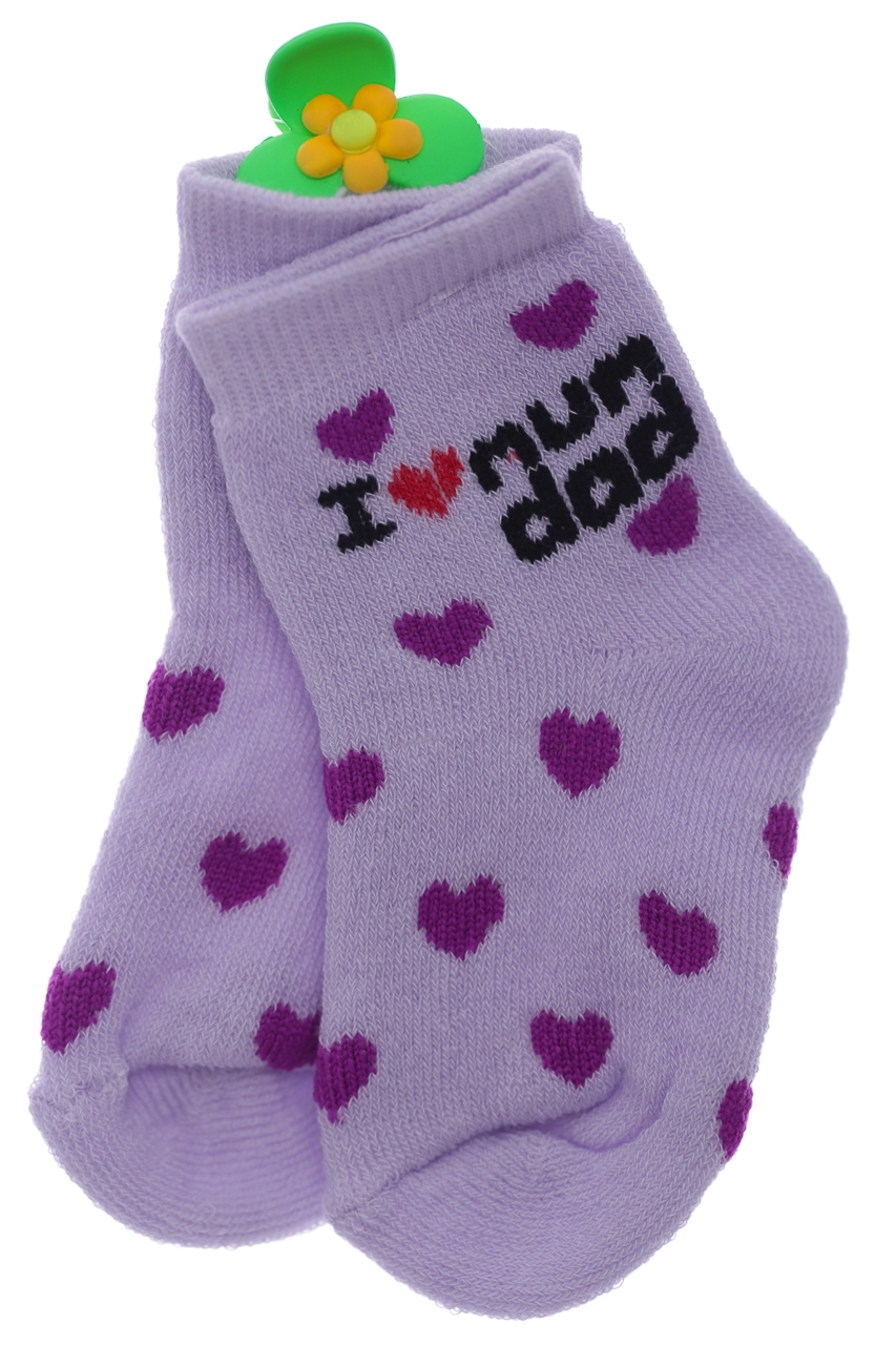 Baby Socks Носки на махре в сердечки, 68 - фото N1