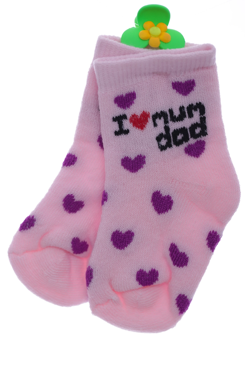 Baby Socks Носки на махре в сердечки, 68 - фото N1