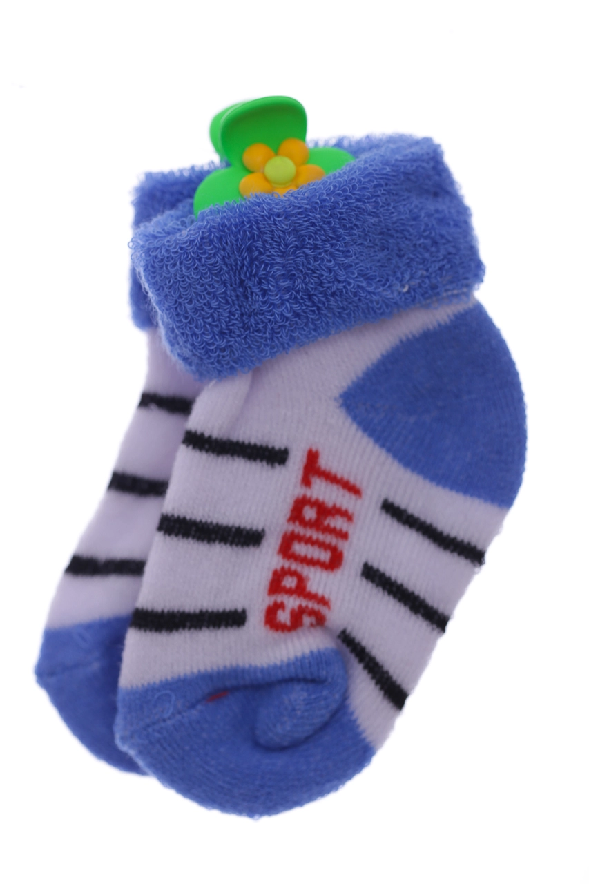 Baby Socks Носки на махре с отворотом Спорт, 56 - фото N1