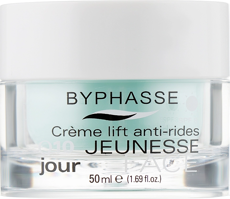 Крем для обличчя Q10 з ліфтинг ефектом, денний - Byphasse Lift Instant Cream Q10 Day Care, 50 мл - фото N2