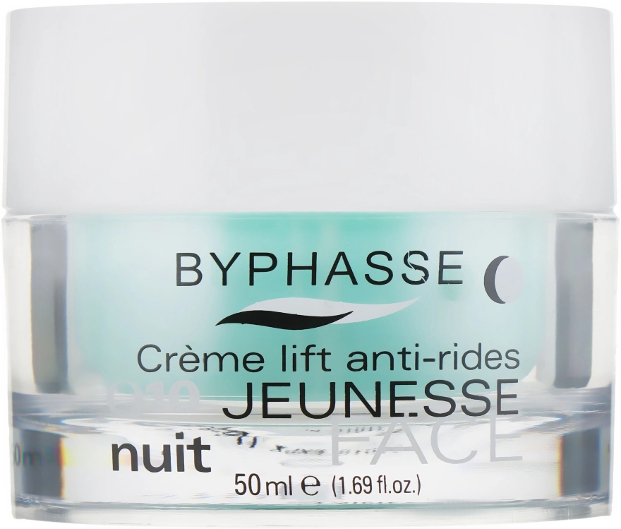 Крем для обличчя Q10 з ліфтинг ефектом нічний - Byphasse Byphasse Lift Instant Cream Q10, 50 мл - фото N2