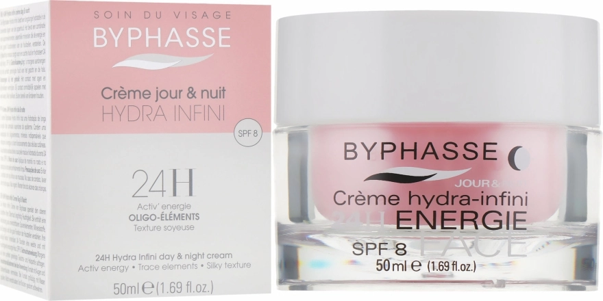 Крем для обличчя "Зволоження 24 години" - Byphasse Hydra Infinity 24H Face Cream, 50 мл - фото N1