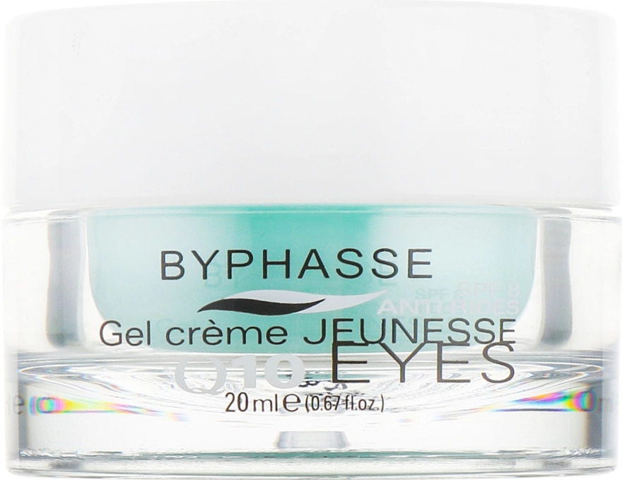 Крем-гель під очі Q10 з ефектом ліфтингу - Byphasse Hydra Infinity 24H Face Cream, 20 мл - фото N2