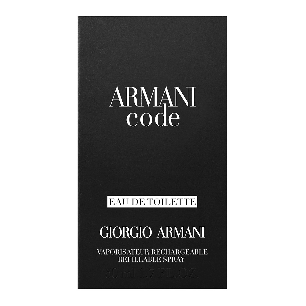 Туалетна вода чоловіча - Giorgio Armani Code Homme, 50 мл - фото N3