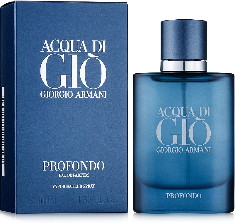 Парфюмированная вода мужская - Giorgio Armani Acqua di Gio Profondo, 40 мл - фото N2