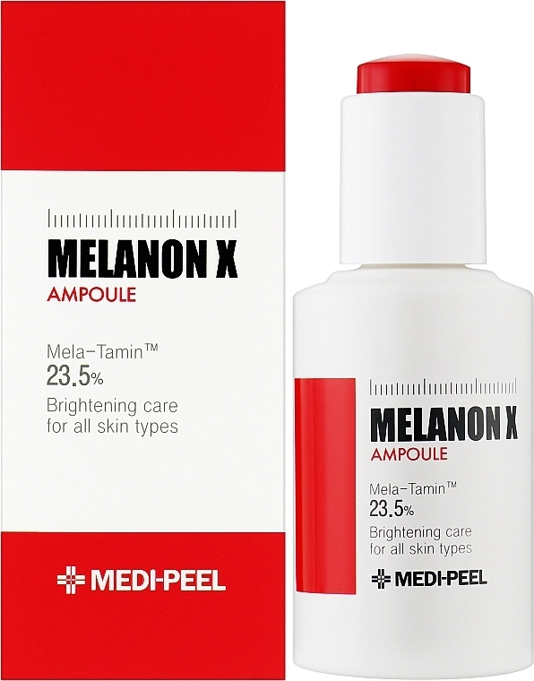 Ампульна сироватка проти пігментації - Medi peel Melanon X Ampoule, 50 мл - фото N2