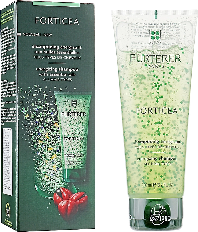 Шампунь енергетичний з ефірними оліями - Rene Furterer Forticea Energizing Shampoo, 200 мл - фото N2