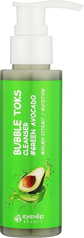 Киснева пінка для вмивання - Eyenlip Green Toks Bubble Cleanser, 100 мл - фото N1