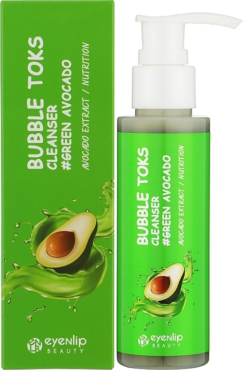 Киснева пінка для вмивання - Eyenlip Green Toks Bubble Cleanser, 100 мл - фото N2