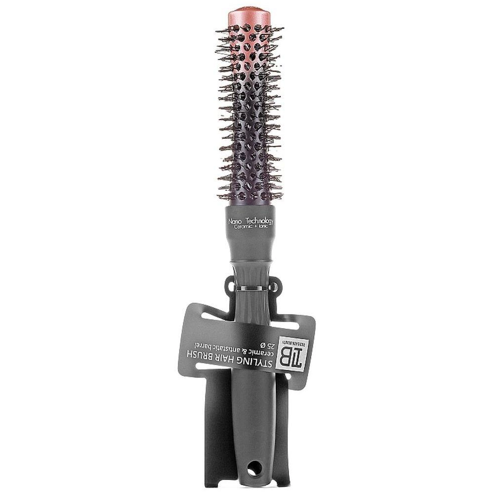 Керамическая щетка круглая вогнутая - Lussoni Tools For Beauty Concave Styling Hair Brush, 25 мм, 1 шт - фото N1