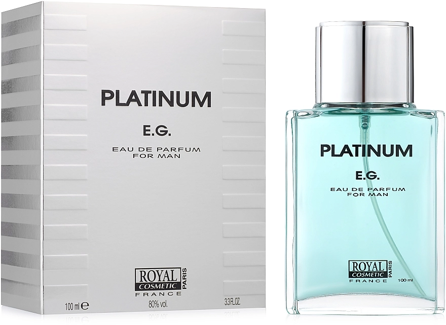 Парфюмированная вода мужская - Royal Cosmetic Platinum E.G., 100 мл - фото N2