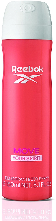 Дезодорант для тела - Reebok Move Your Spirit Deodorant Body Spray For Women, 150 мл - фото N1