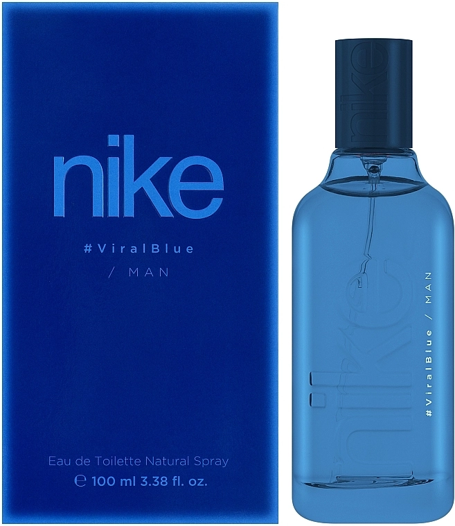 Туалетная вода мужская - Nike Viral Blue Man, 100 мл - фото N2