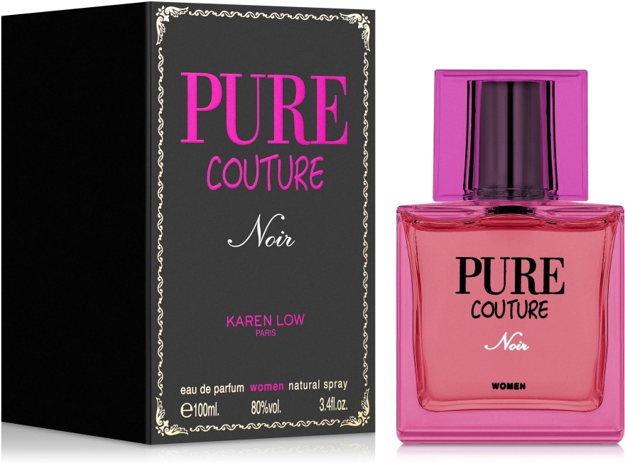 Парфумована вода жіноча - Karen Low Pure Couture Noir, 100 мл - фото N2