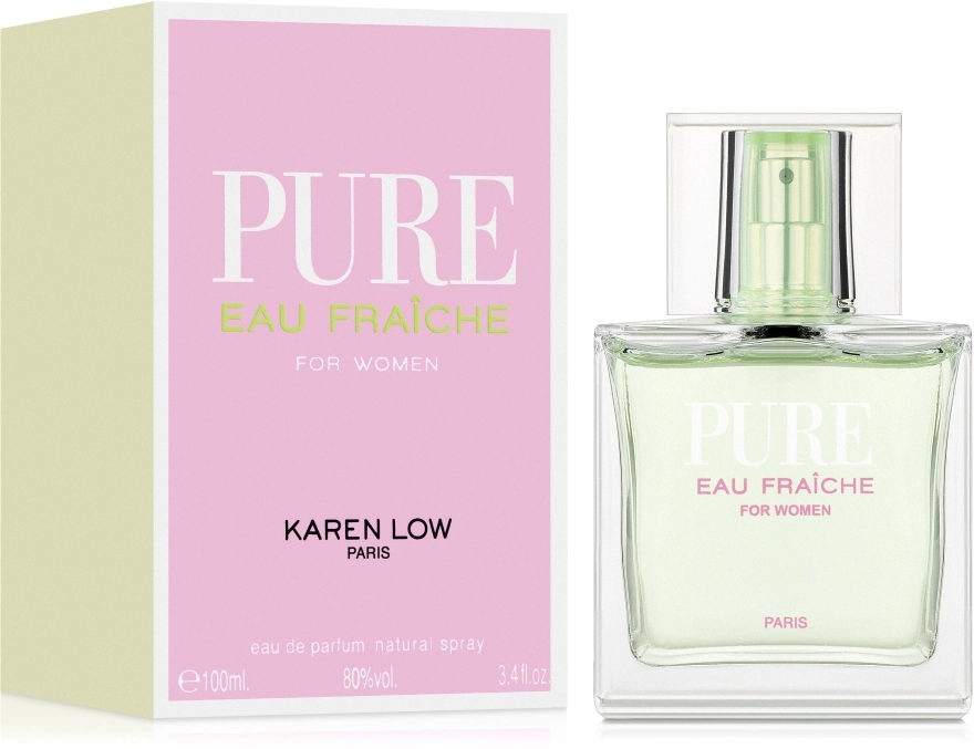 Парфумована вода жіноча - Karen Low Pure Eau Fraiche, 100 мл - фото N2