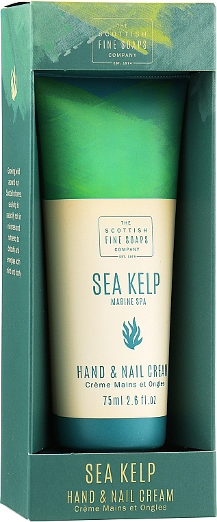 Морський СПА-крем для рук і нігтів - Scottish Fine Soaps Sea Kelp Hand & Nail Cream, 75 мл - фото N2