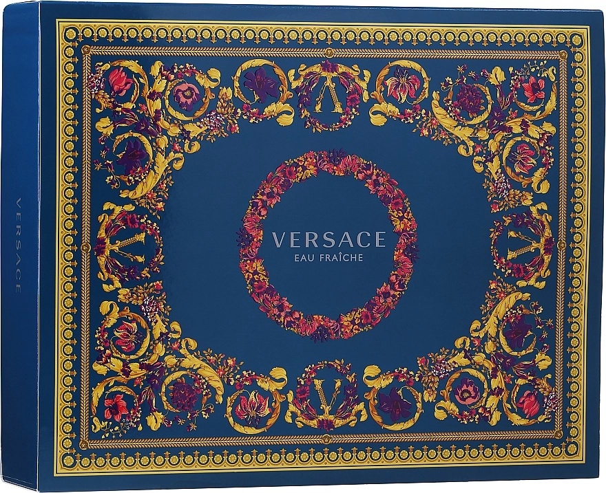 Набор - Versace Man Eau Fraiche, туалетная вода 50 мл + гель для душа 50 мл + бальзам после бритья 50 мл - фото N3