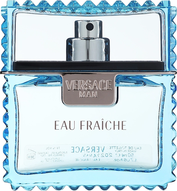 Набор - Versace Man Eau Fraiche, туалетная вода 50 мл + гель для душа 50 мл + бальзам после бритья 50 мл - фото N4