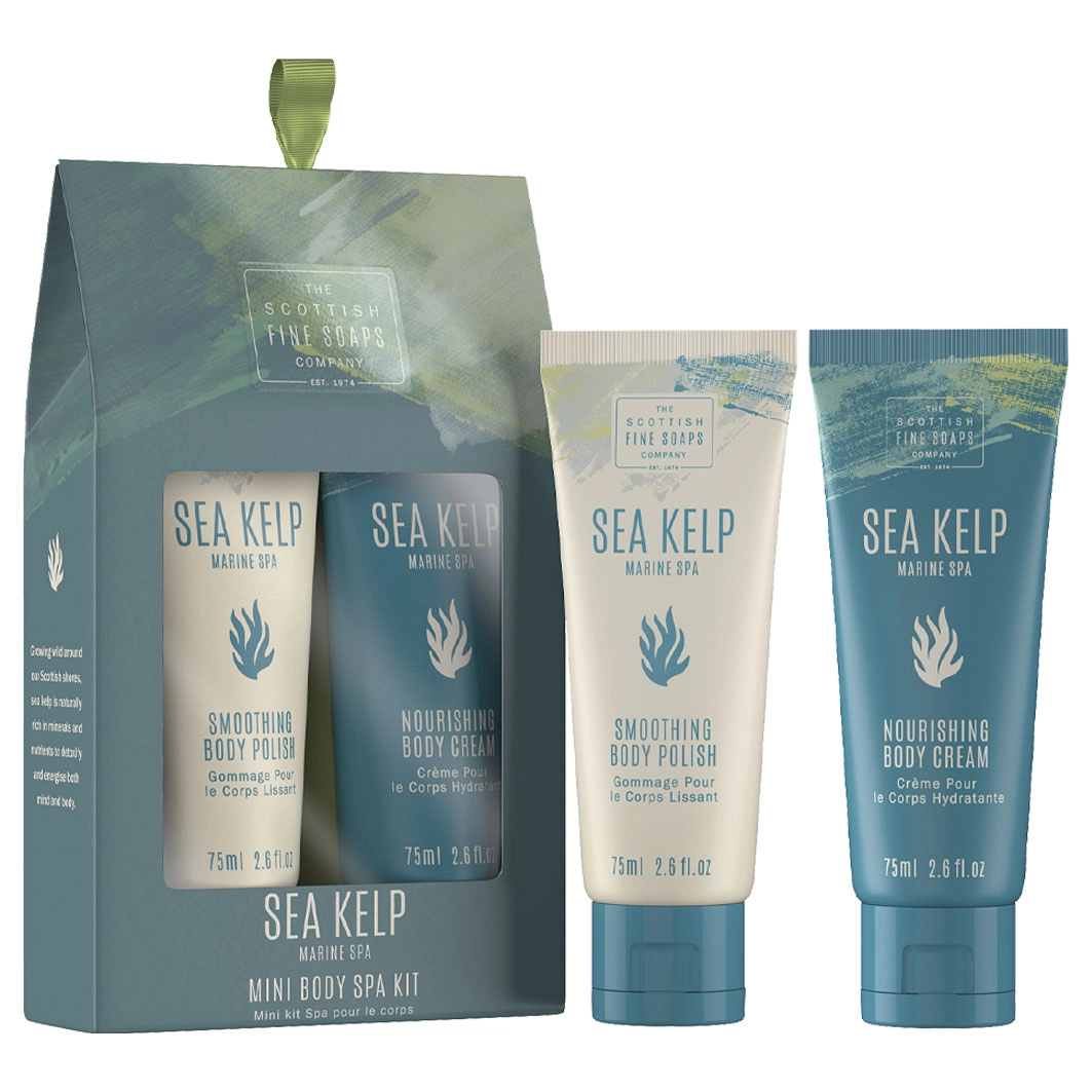 Набір - Scottish Fine Soaps Sea Kelp Mini Body Spa Kit, 2 продукта - фото N1