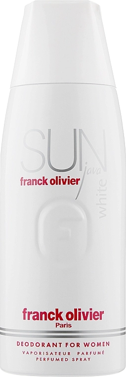 Дезодорант парфумований жіночий - Franck Olivier Sun Java White For Women, 250 мл - фото N1