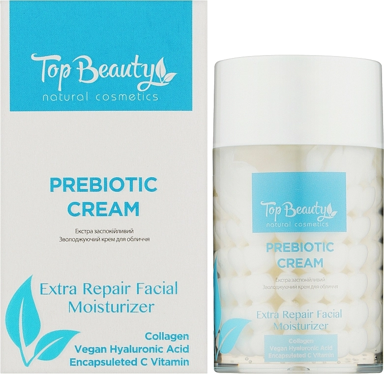Зволожуючий крем для обличчя з пребіотиком - Top Beauty Prebiotic Cream, 100 мл - фото N2