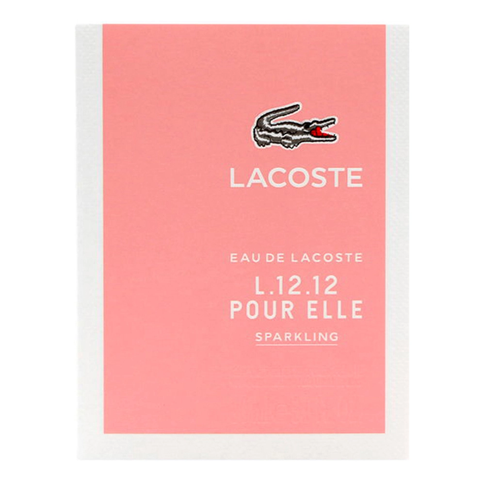 Туалетна вода жіноча - Lacoste L12 12 Pour Elle Sparkling, 90 мл - фото N3