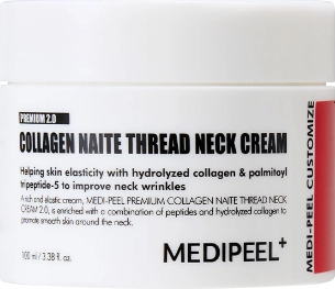 Коллагеновий пептидный крем для шеи и декольте - Medi peel Collagen Naite Thread Neck Cream, 100 мл - фото N1