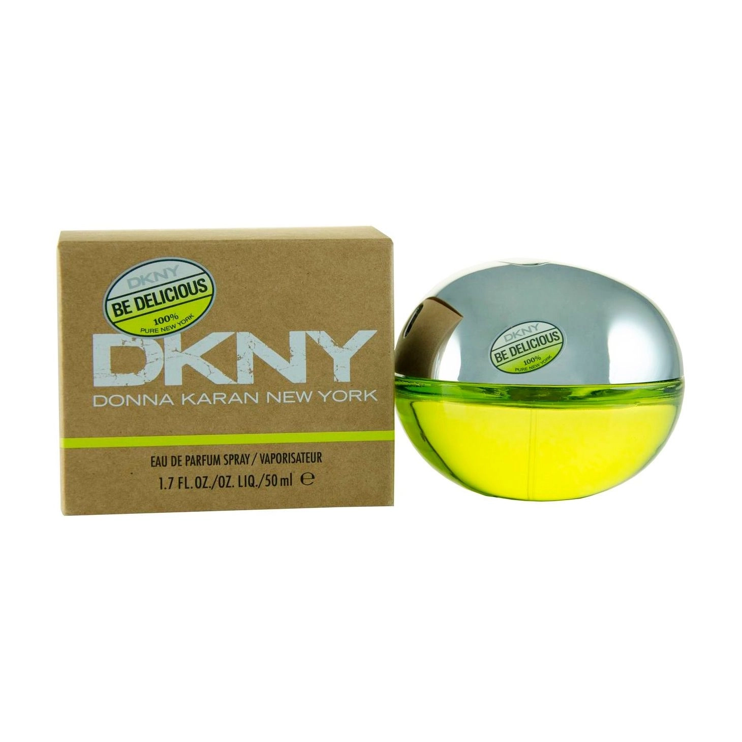 Парфюмированная вода женская - Donna Karan DKNY Be Delicious, без целлофана, 50 мл - фото N1