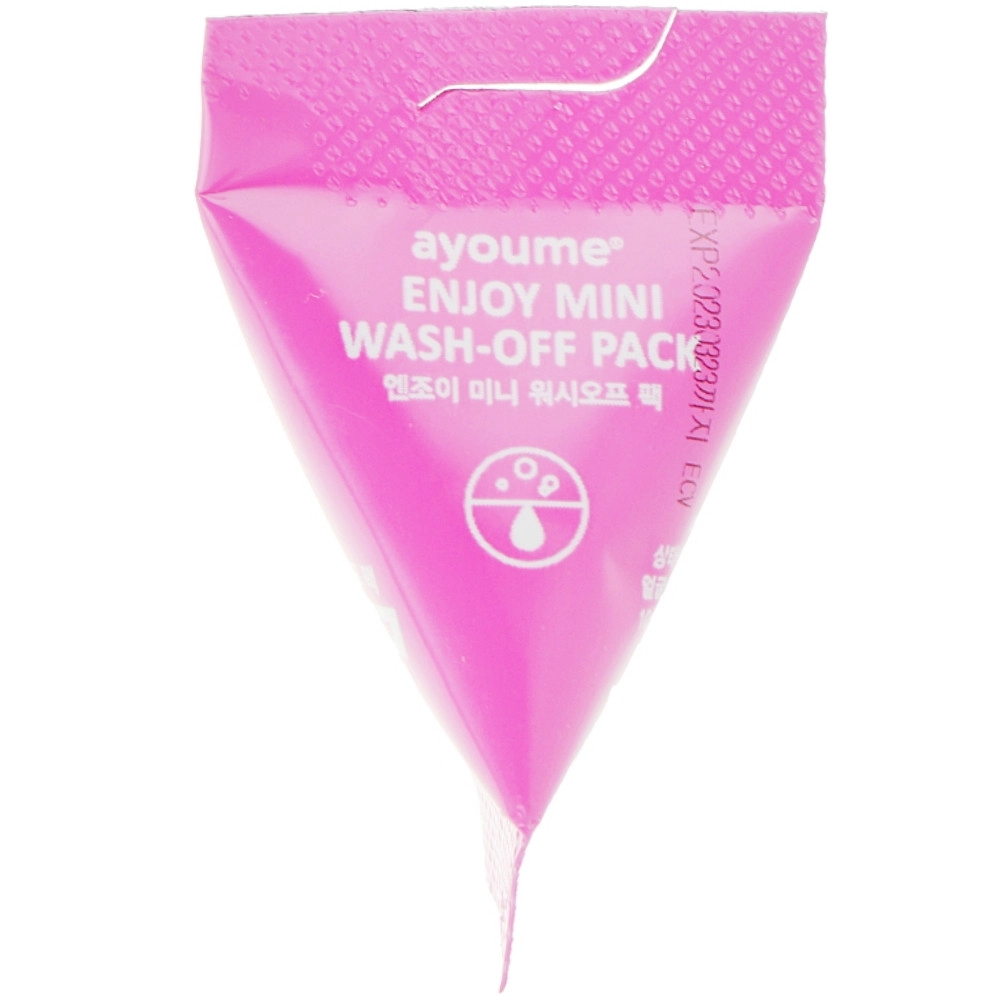 Маска с каламиновой пудрой для жирной кожи лица - Ayoume Enjoy Mini Wash-Off Pack, 3г, 1 шт - фото N1