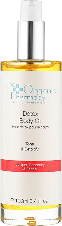 Антицелюлітна олія для тіла - The Organic Pharmacy Detox Cellulite Body Oil, 100 мл - фото N1