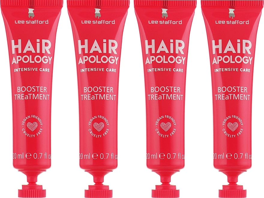 Интенсивное лечение для поврежденных волос - Lee Stafford Hair Apology Booster Treatment, 4 шт - фото N2