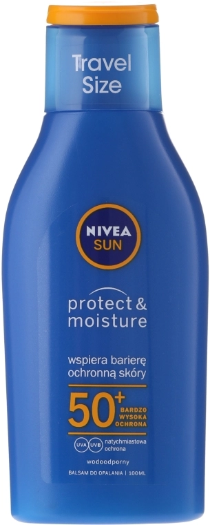 Nivea Лосьон увлажняющий солнцезащитный "Защита и увлажнение" SPF 50+ Sun Care - фото N4