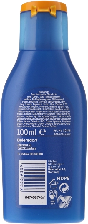 Nivea Зволожуючий лосьйон сонцезахисний Sun Care - фото N5