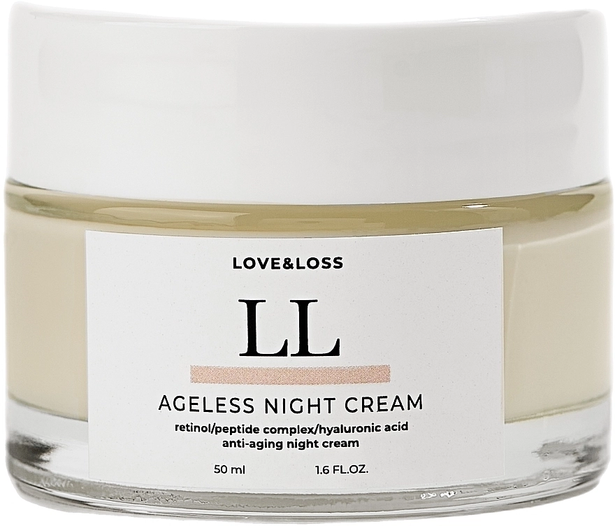 Love&Loss Антивіковий нічний крем для обличчя Ageless Night Cream - фото N1