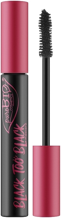 PuroBio Cosmetics Black Too Black Mascara Туш для вій - фото N1
