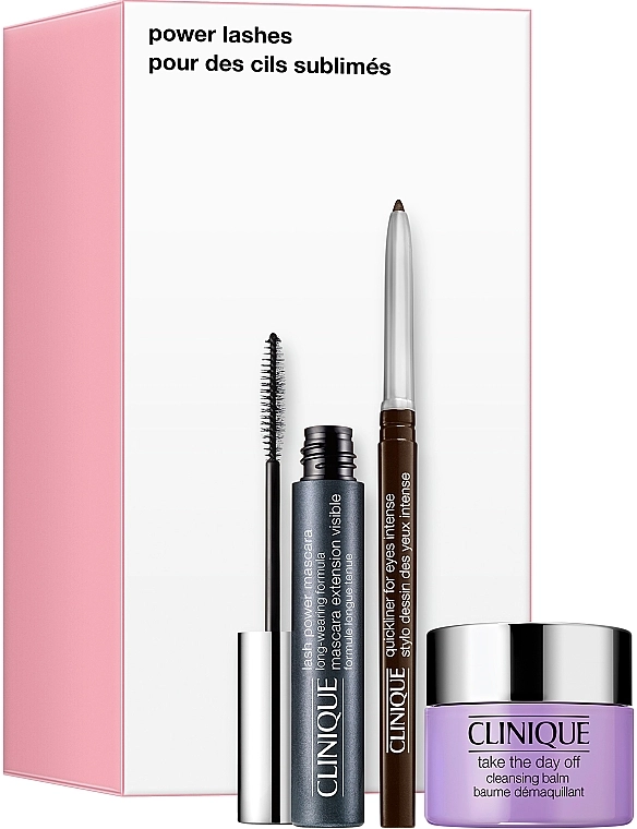 Clinique Power Lashes (mascara/6ml + balm/15ml + eye/pen/0.14g) Набор - фото N1