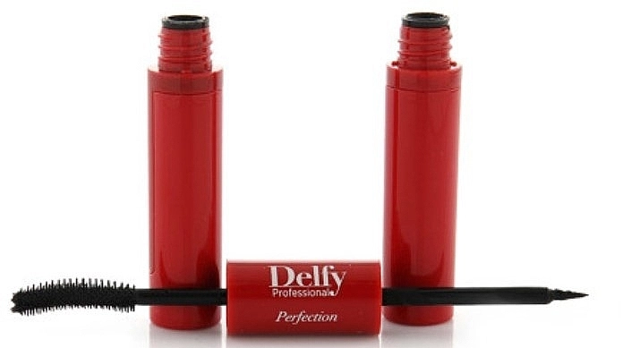 Delfy Perfection Duo Mascara Eyeliner Туш-підводка для очей 2 в 1 - фото N1