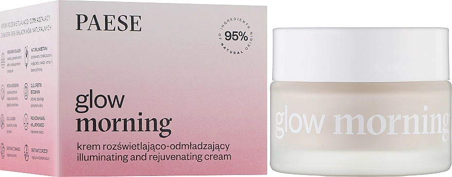 Paese Крем для сияния кожи с омолаживающим действием Glow Morning Illuminating And Rejuvenating Cream - фото N2