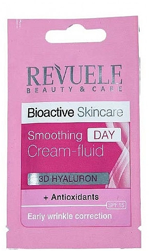 Revuele Денний крем-флюїд для обличчя Bioactive Skincare 3D Hyaluron Smoothing Day Cream-Fluid (пробник) - фото N1